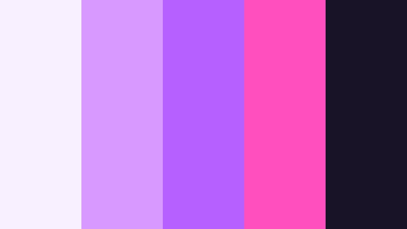 neon arcade amethyst soft amethyst color palette with hex codes