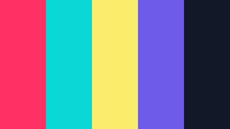 neon arcade bright color palette color palette with hex codes