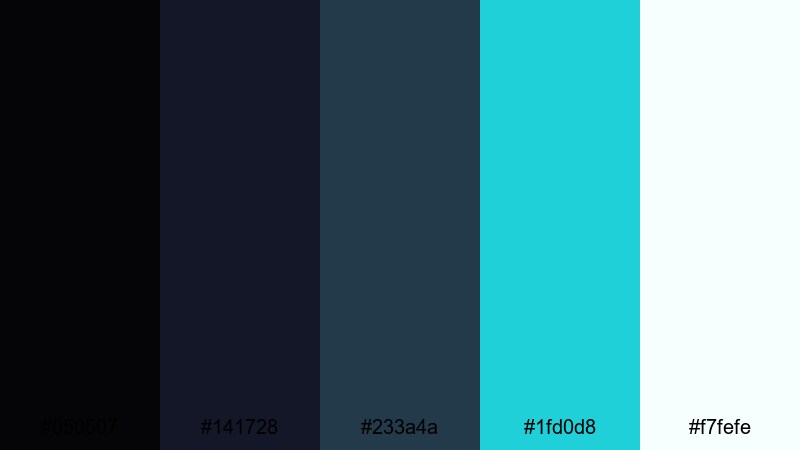 neon banshee echo gothic color palette with hex codes