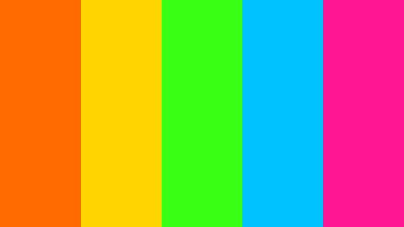 neon citrus rush energetic color palette color palette with hex codes