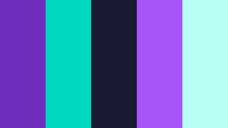 neon code current purple and cyan developer tool color color palette with hex codes