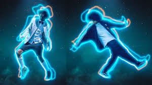 Cyber Edge neon outline effect in Filmora applied to a walking silhouette