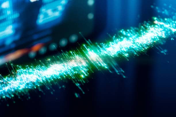 Neon pulse filter in Filmora showing glowing beats in sync with music