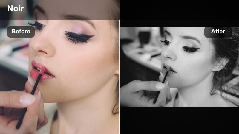 Silhouetted street portrait in magenta neon light