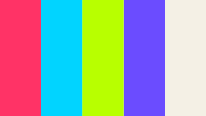 neon paper cut neon color color palette with hex codes