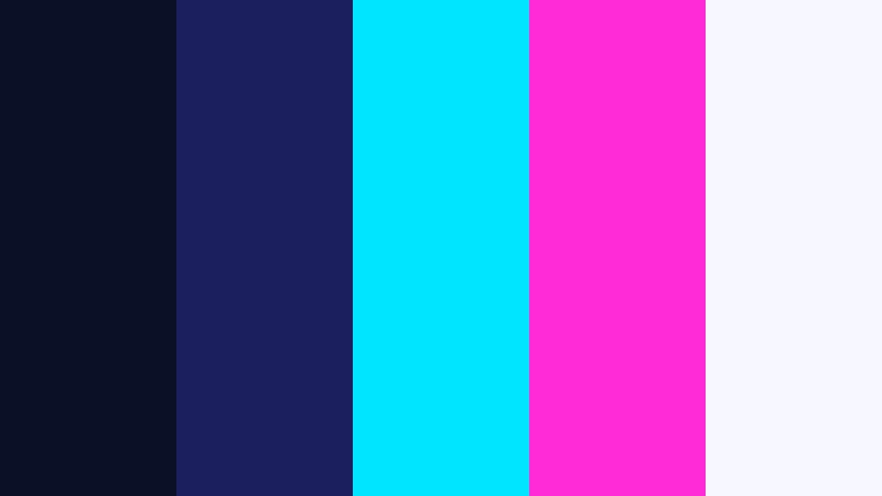 neon rain district cyberpunk color color palette with hex codes