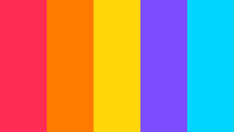 neon reel pop instagram color palette color palette with hex codes