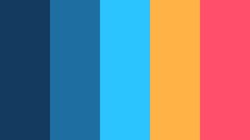 neon skyfall splash skyfall blue color palette with hex codes