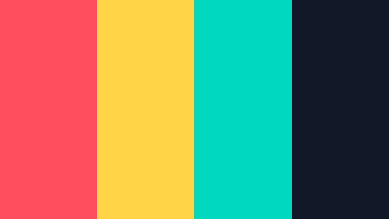 neon street vibes fluorescent coral color palette with hex codes