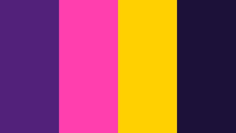 neon velvet nightlife velvet violet color palette with hex codes