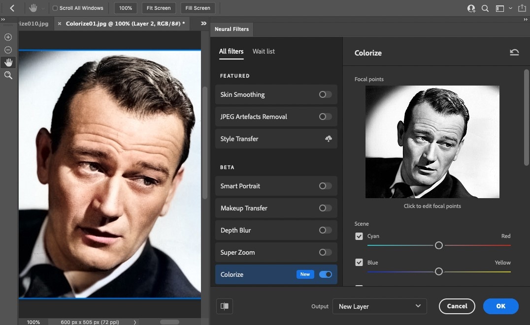 example image of neural filters photoshop