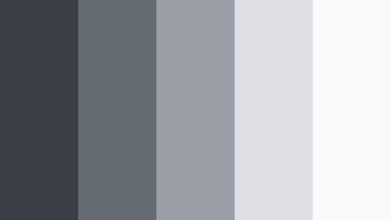 neutral grid system graphite slate color palette with hex codes