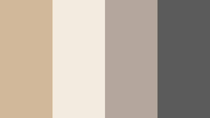 neutral studio grid dusty sand color palette with hex codes