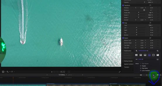 zoom in/out in final cut pro magnetic timeline 