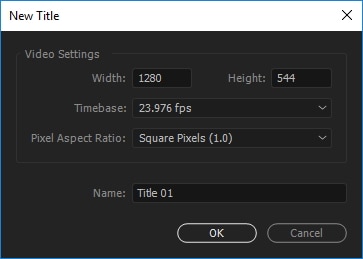 how to add text in premiere