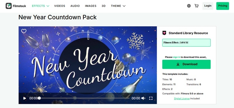 new year countdown pack