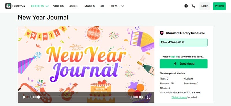 new year journal template