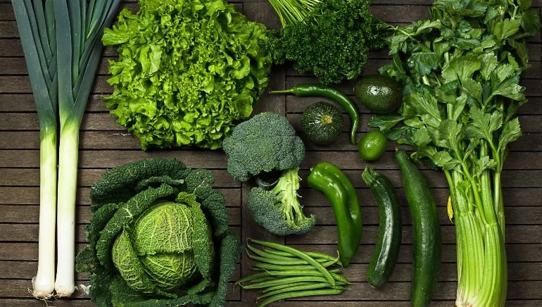 green vegetables