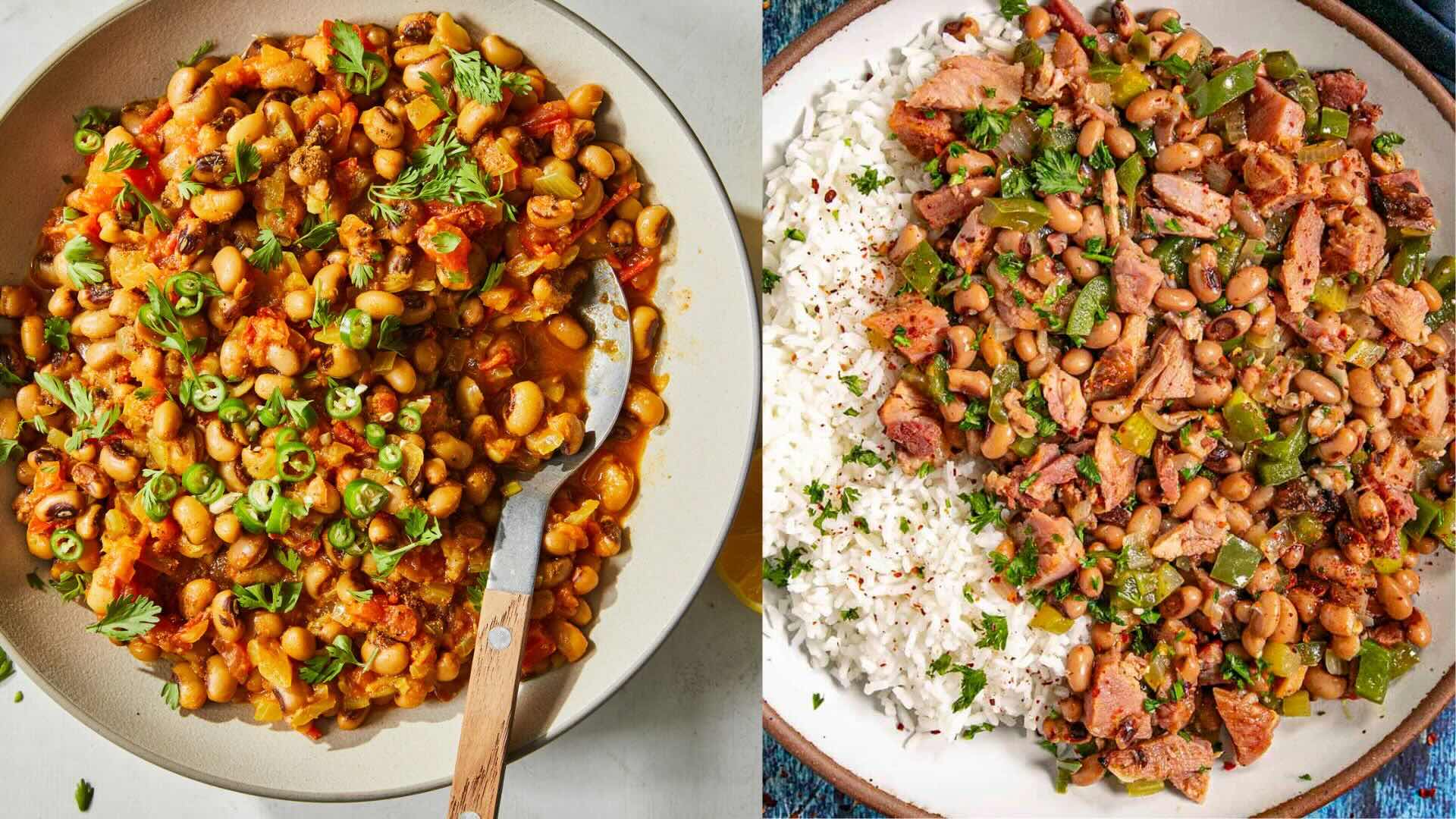 black eyed peas and hoppin john