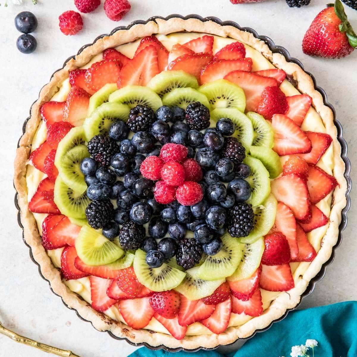 fruit tart cake