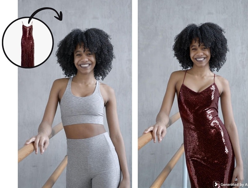 try on nye outfit with filmora