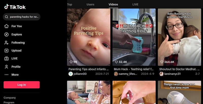 find parent hack on tiktok