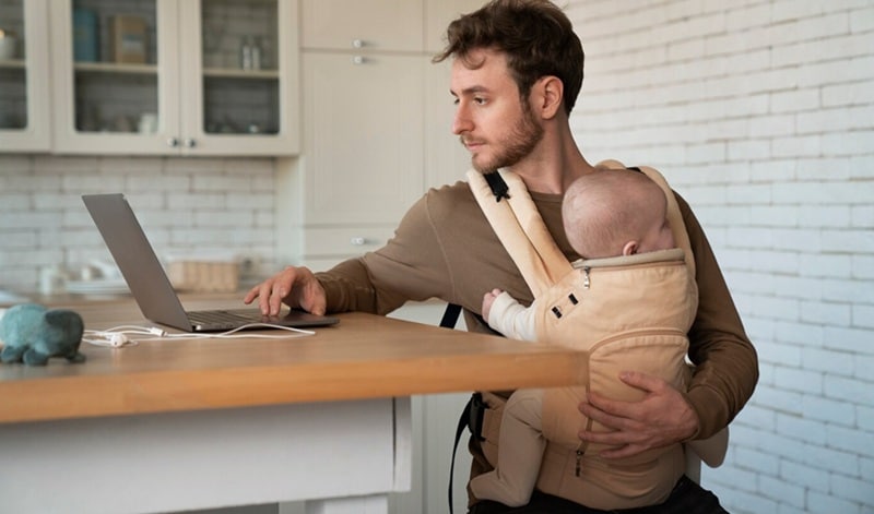 newborn hack for multitasking