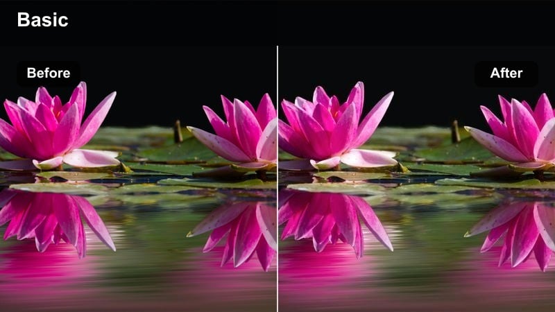 Nighttime street portrait under warm streetlights with soft amber skin tones.