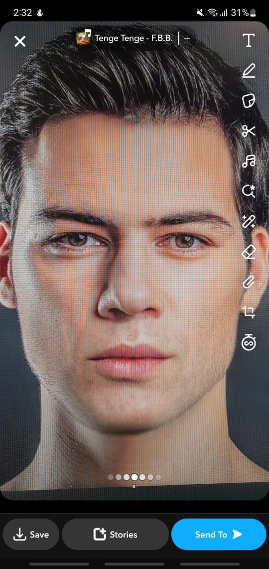 snapchat filter removes beard