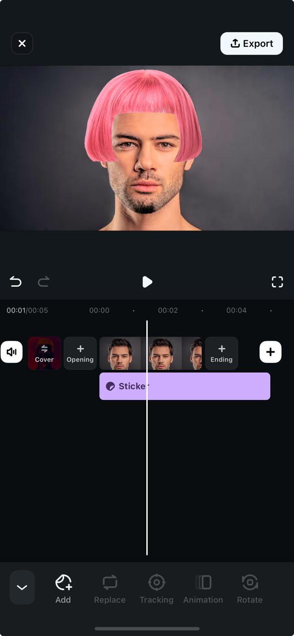 face filters in filmora app
