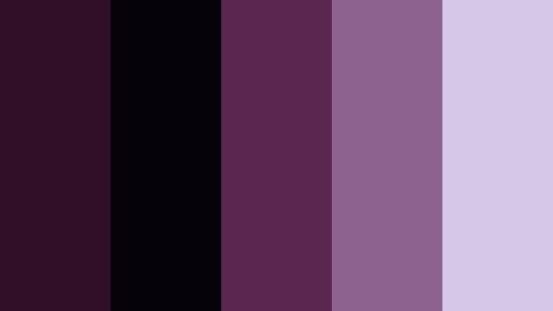 noir alley reflections deep aubergine color palette with hex codes