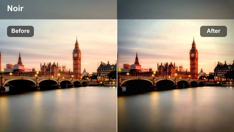 Dramatic rooftop silhouette against a dark city skyline in a noir-style grade.