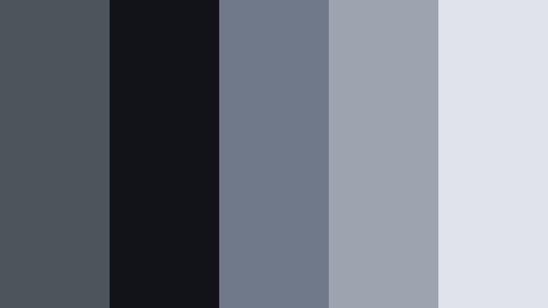 noir city skyline stormcloud gray color palette with hex codes