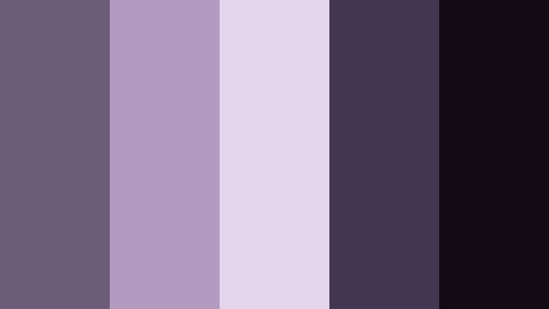 noir mauve corridor mauve shadow color palette with hex codes
