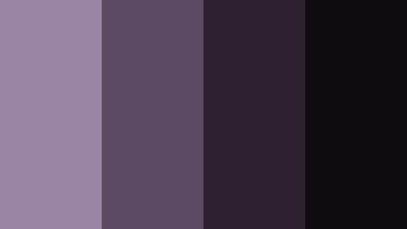 noir orchid alley orchid smoke color palette with hex codes