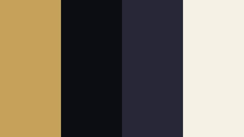 noir premiere brushed gold brushed gold color palette with hex codes