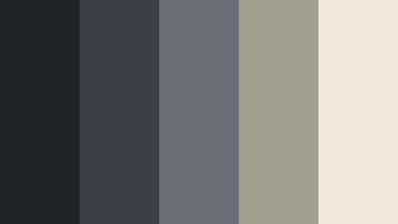 noir storyboard frames graphite slate color palette with hex codes