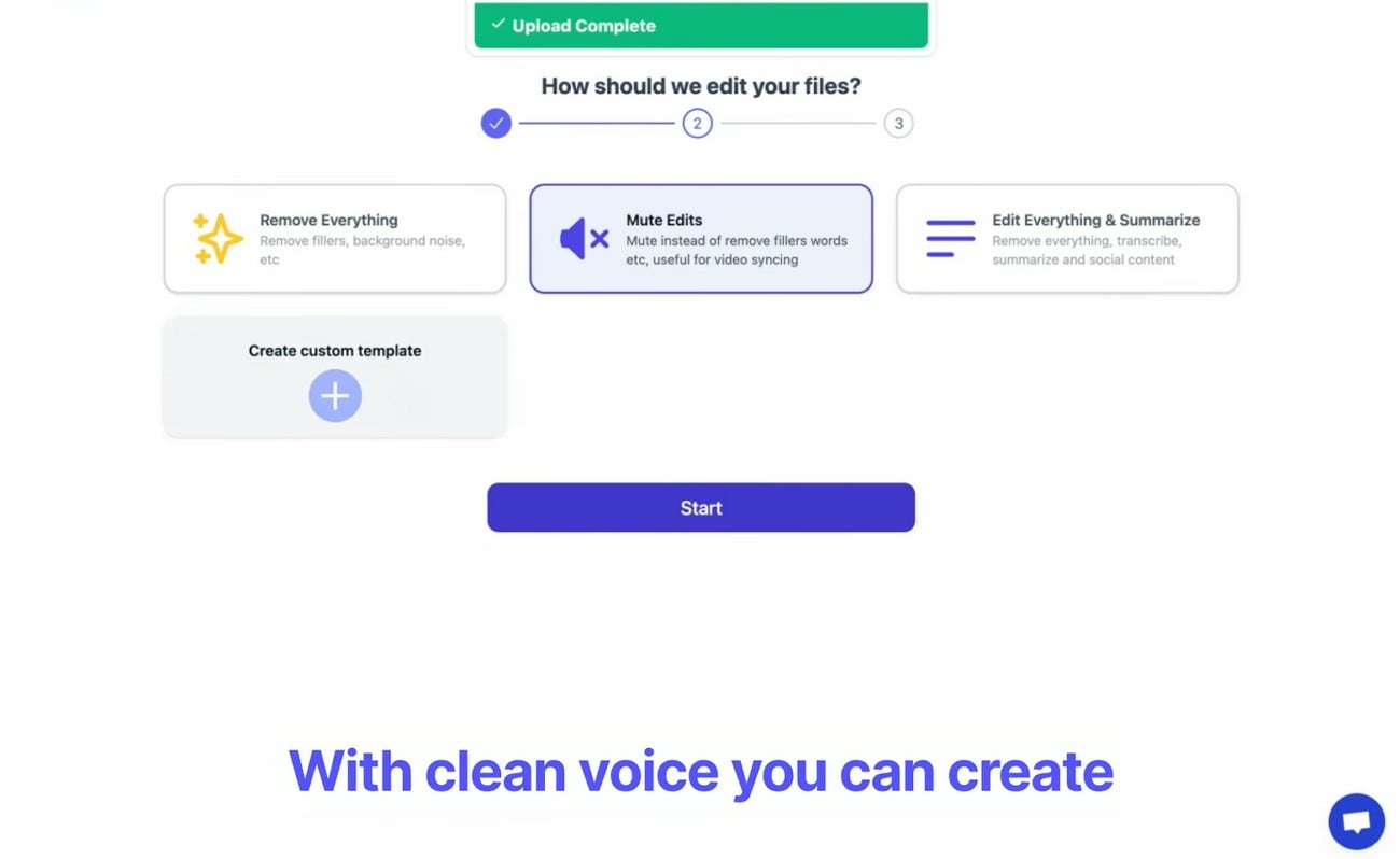 denoiser online cleanvoice ai