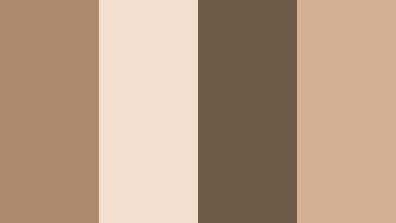 nomad trail essentials sand dune color palette with hex codes