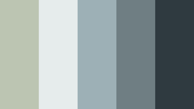nordic coastline drift silver sage color palette with hex codes