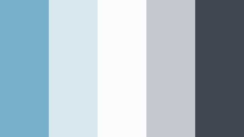 nordic harbor clean soft sea blue color palette with hex codes