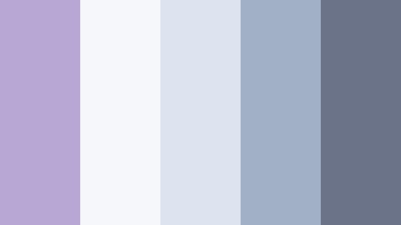 nordic lavender calm muted lavender color palette with hex codes