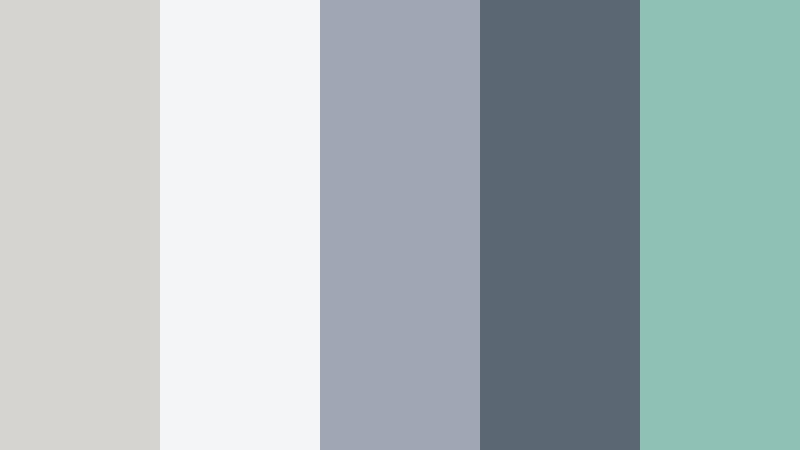 nordic platinum calm shimmering platinum color palette with hex codes