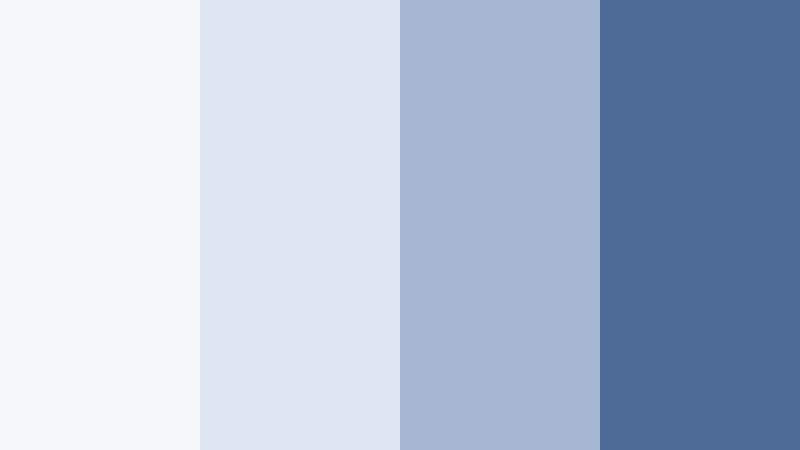 nordic screen glow frost blue color palette with hex codes