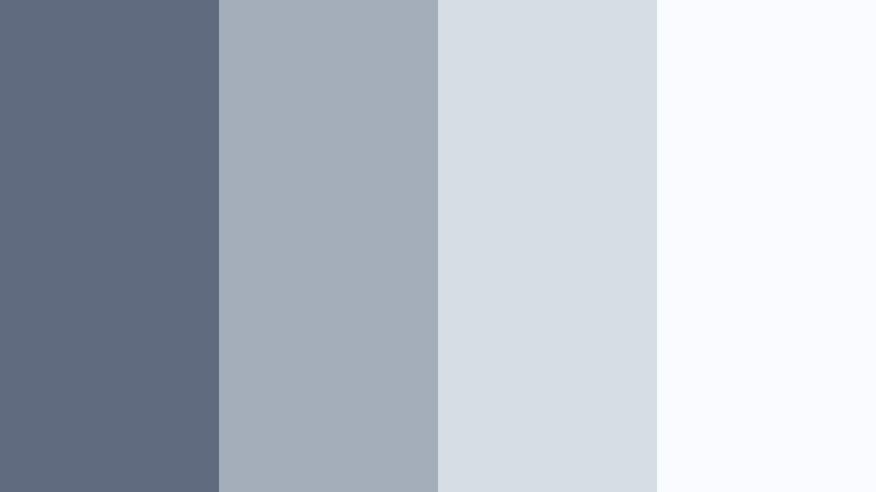 nordic workspace calm cool slate blue color palette with hex codes