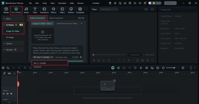 find the image to video feature