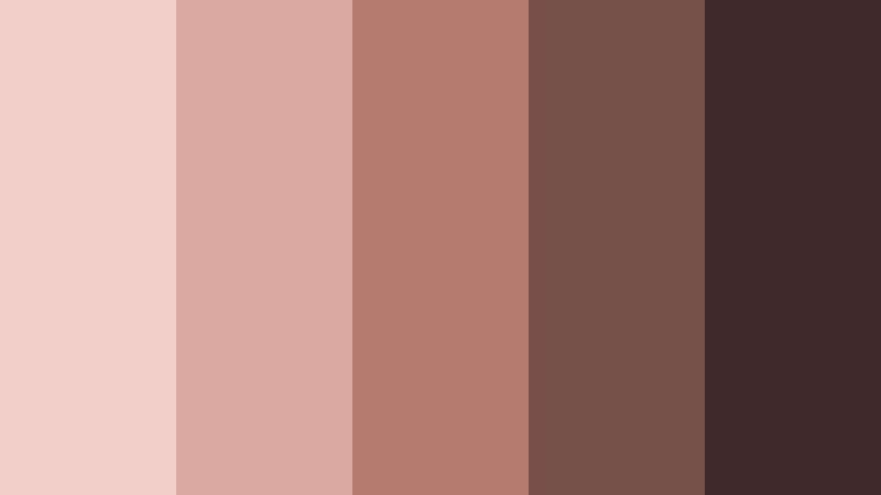 nude rose ritual pink and brown skincare brand color color palette with hex codes
