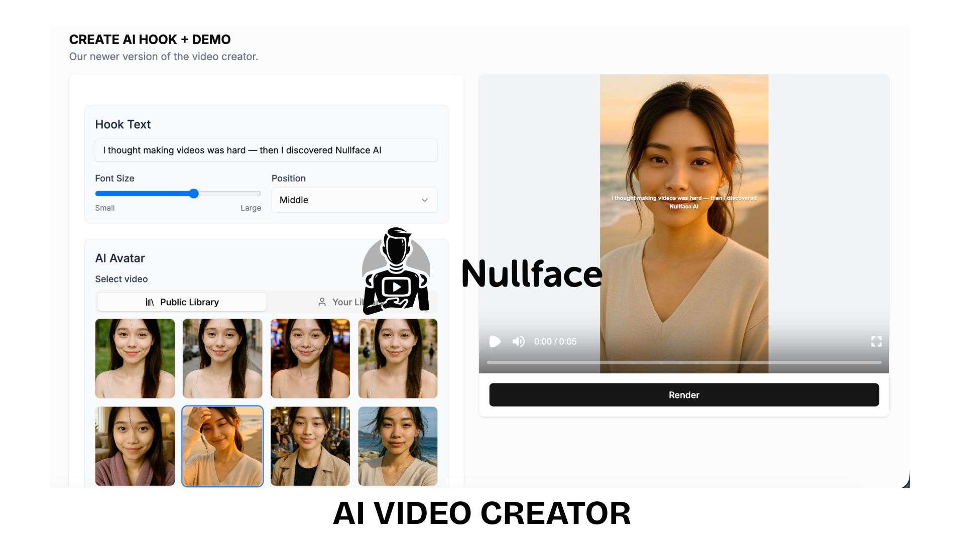 nullface ai hook