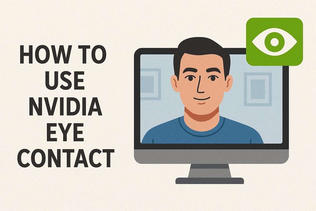 using nvidia eye contact feature