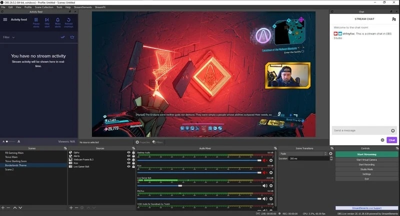 obs streaming videos online